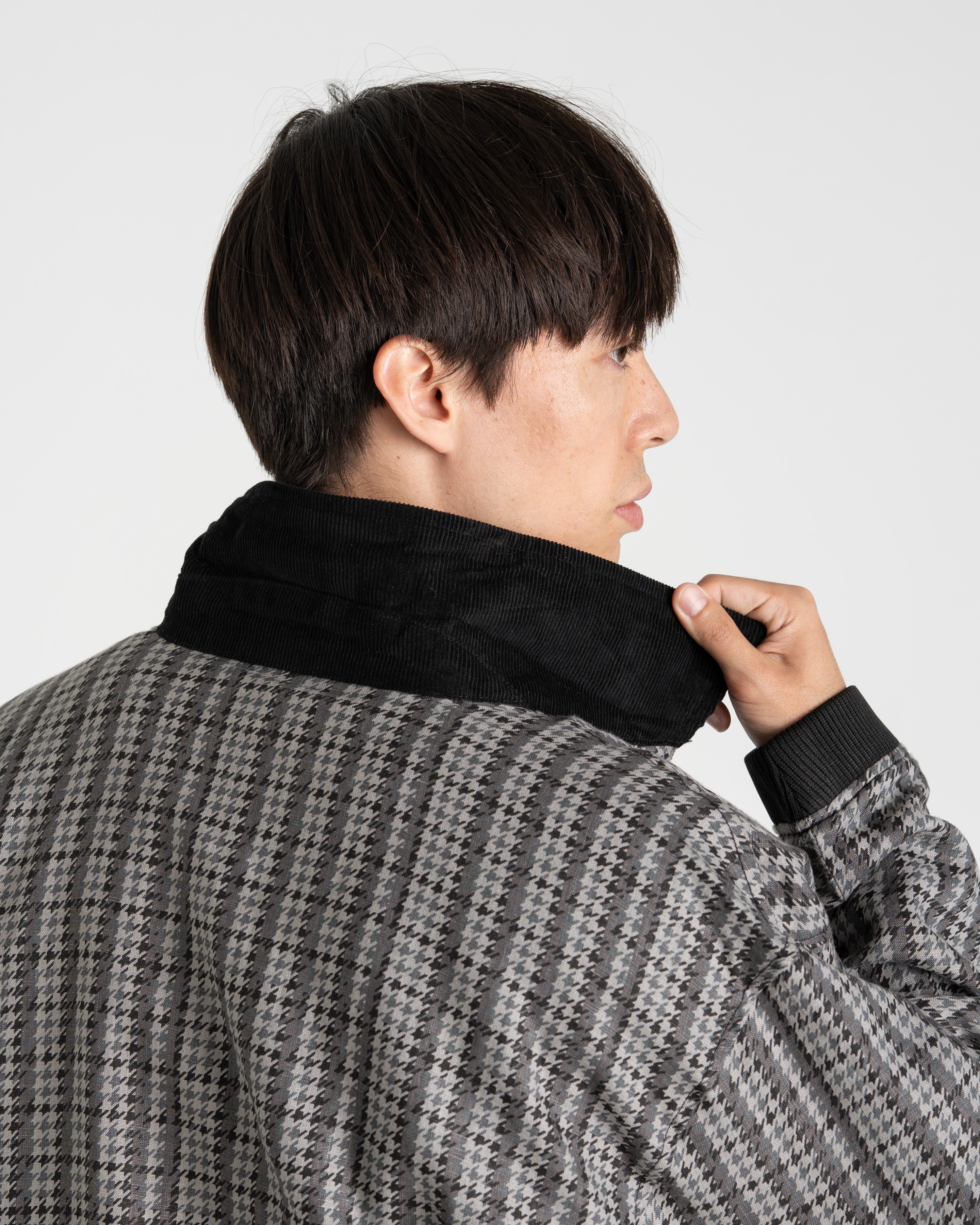 Houndstooth Jacket Black